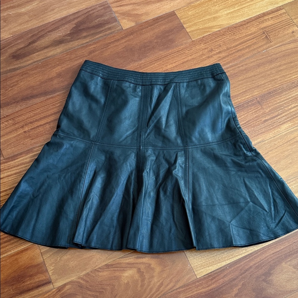 Halogen Black Leather Skirt - Picture 4 of 7